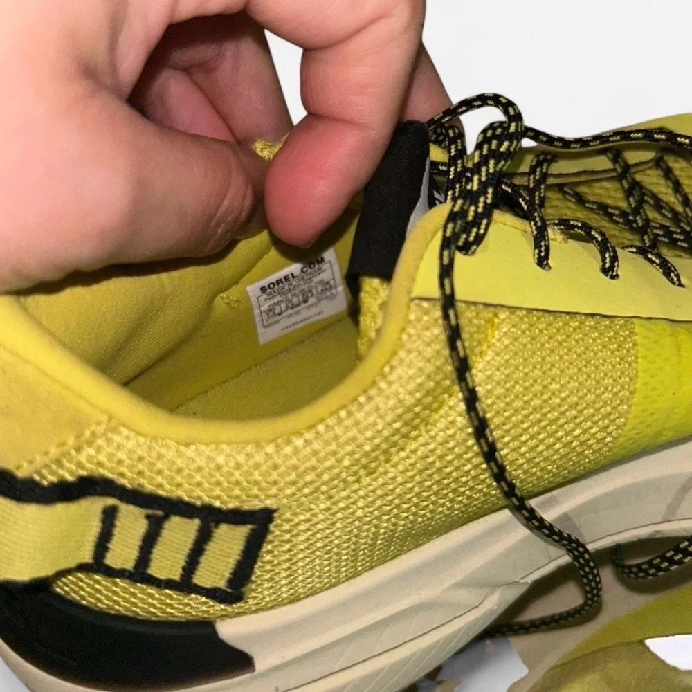 Sorel Women's Sneakers in Vibrant Yellow and Black
